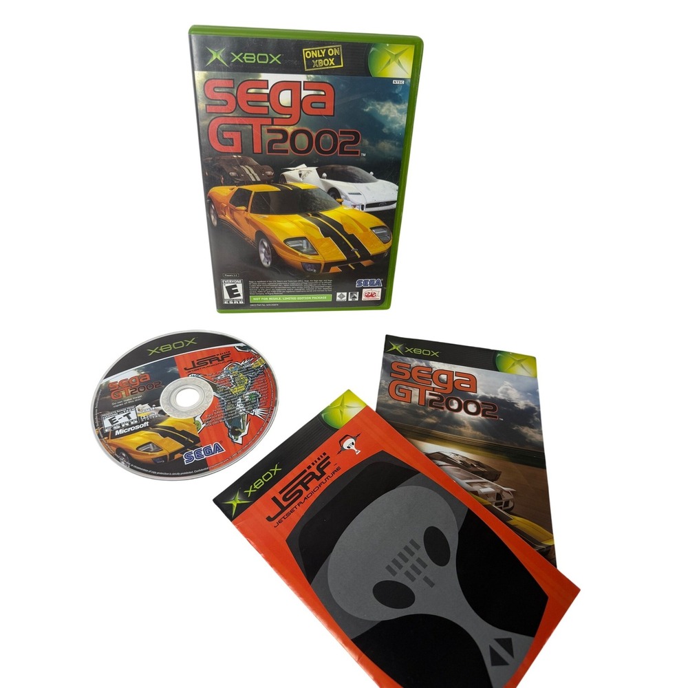 Original Xbox JSRF / Sega GT 2002 NFS Version Jet Set Radio Future CIB w/ Manual